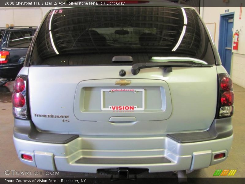 Silverstone Metallic / Light Gray 2008 Chevrolet TrailBlazer LS 4x4