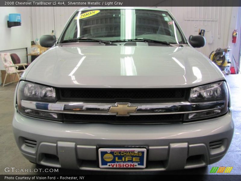 Silverstone Metallic / Light Gray 2008 Chevrolet TrailBlazer LS 4x4