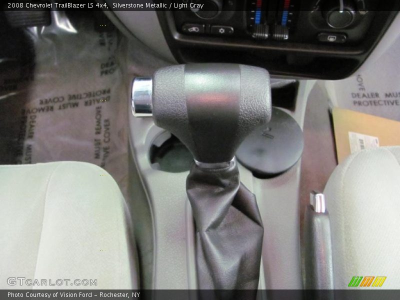 Silverstone Metallic / Light Gray 2008 Chevrolet TrailBlazer LS 4x4