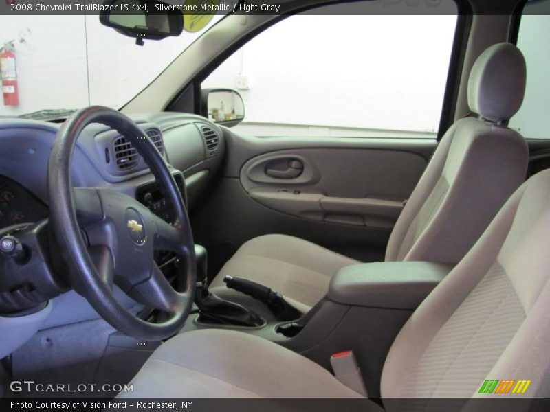 Silverstone Metallic / Light Gray 2008 Chevrolet TrailBlazer LS 4x4
