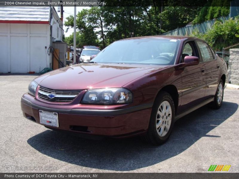 Berry Red Metallic / Medium Gray 2004 Chevrolet Impala