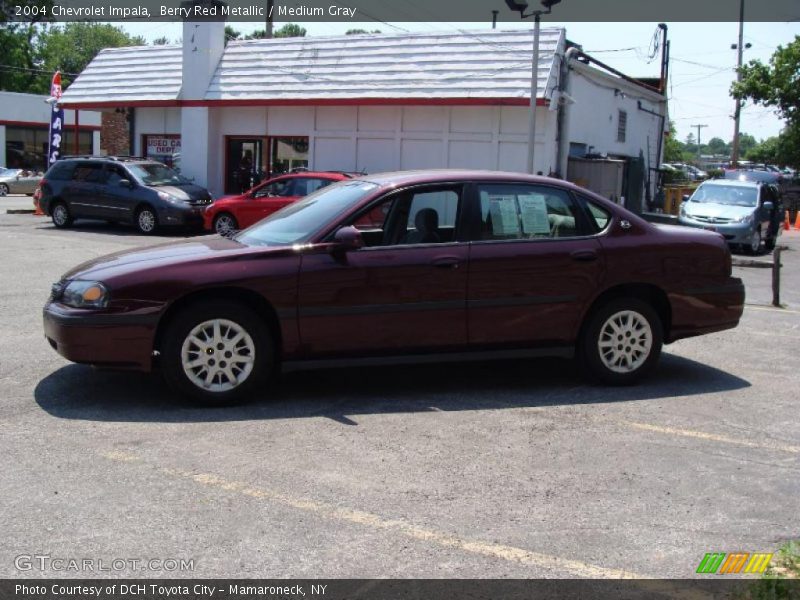 Berry Red Metallic / Medium Gray 2004 Chevrolet Impala