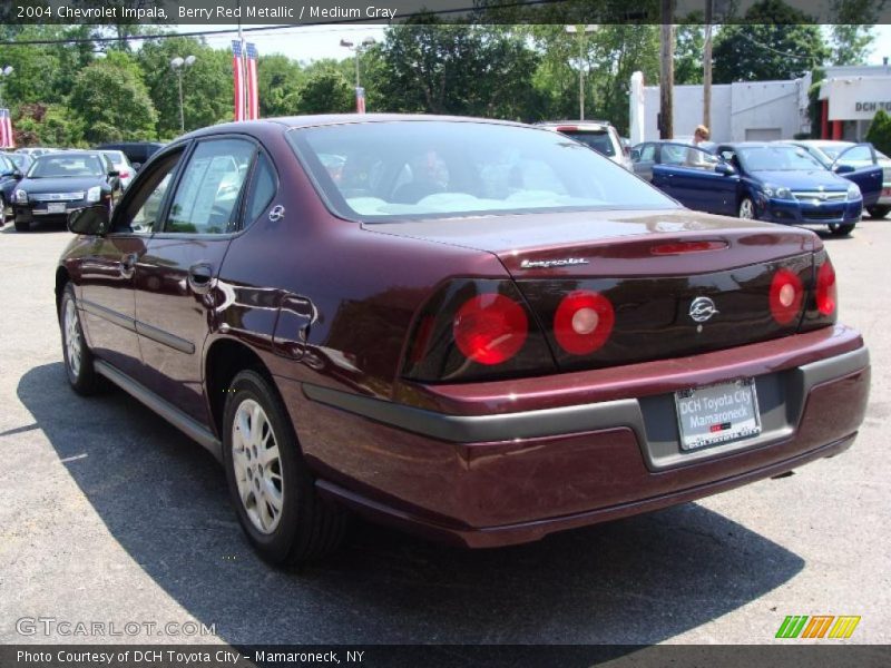 Berry Red Metallic / Medium Gray 2004 Chevrolet Impala