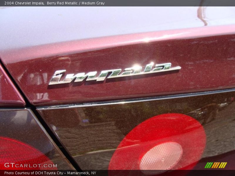 Berry Red Metallic / Medium Gray 2004 Chevrolet Impala