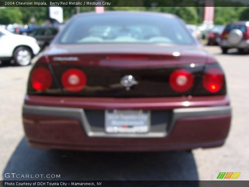 Berry Red Metallic / Medium Gray 2004 Chevrolet Impala