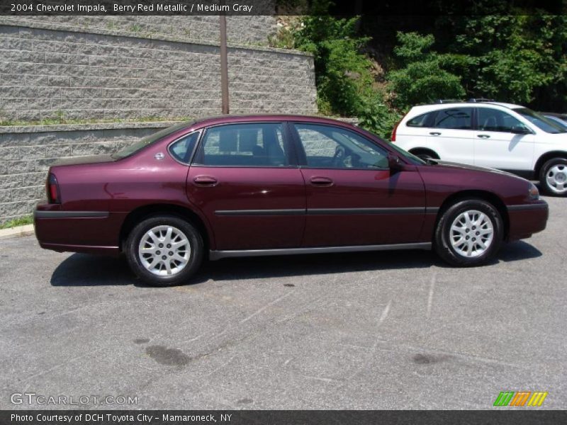 Berry Red Metallic / Medium Gray 2004 Chevrolet Impala