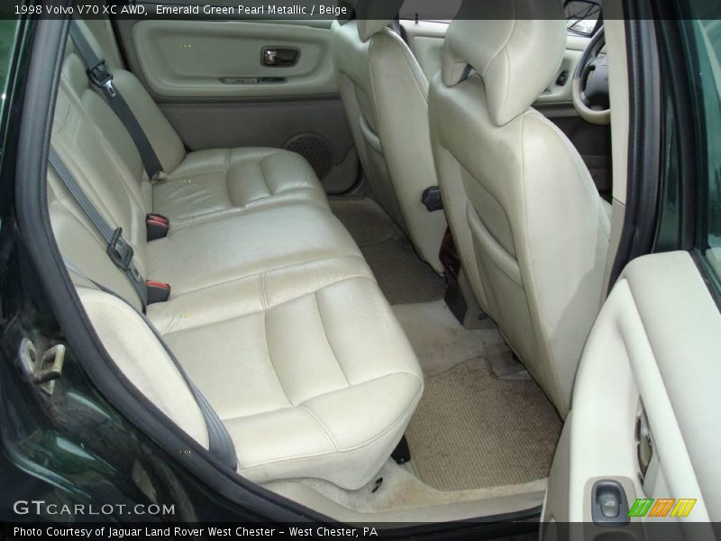Emerald Green Pearl Metallic / Beige 1998 Volvo V70 XC AWD