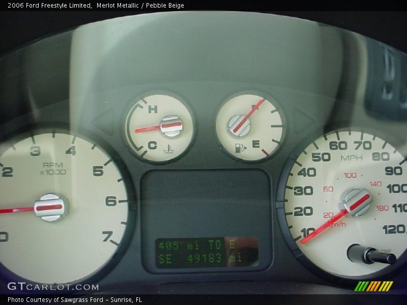 Merlot Metallic / Pebble Beige 2006 Ford Freestyle Limited