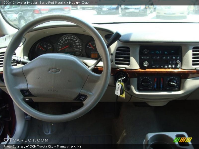 Berry Red Metallic / Medium Gray 2004 Chevrolet Impala