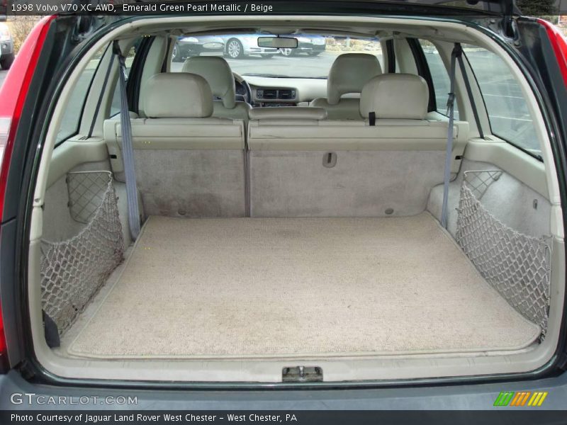 Emerald Green Pearl Metallic / Beige 1998 Volvo V70 XC AWD