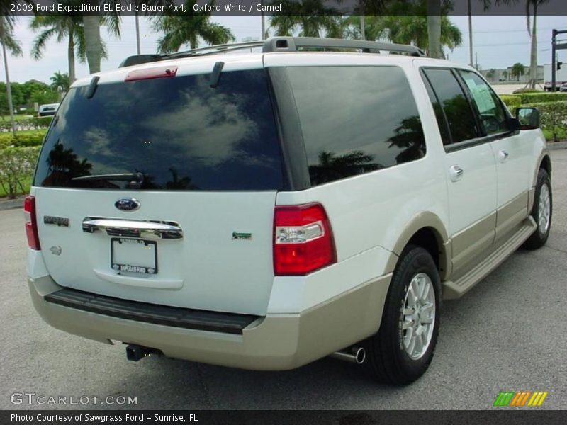 Oxford White / Camel 2009 Ford Expedition EL Eddie Bauer 4x4