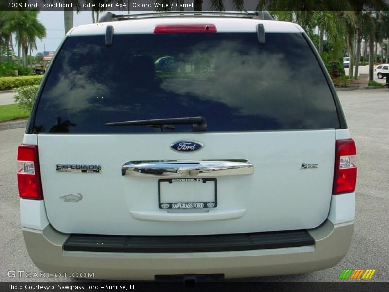 Oxford White / Camel 2009 Ford Expedition EL Eddie Bauer 4x4