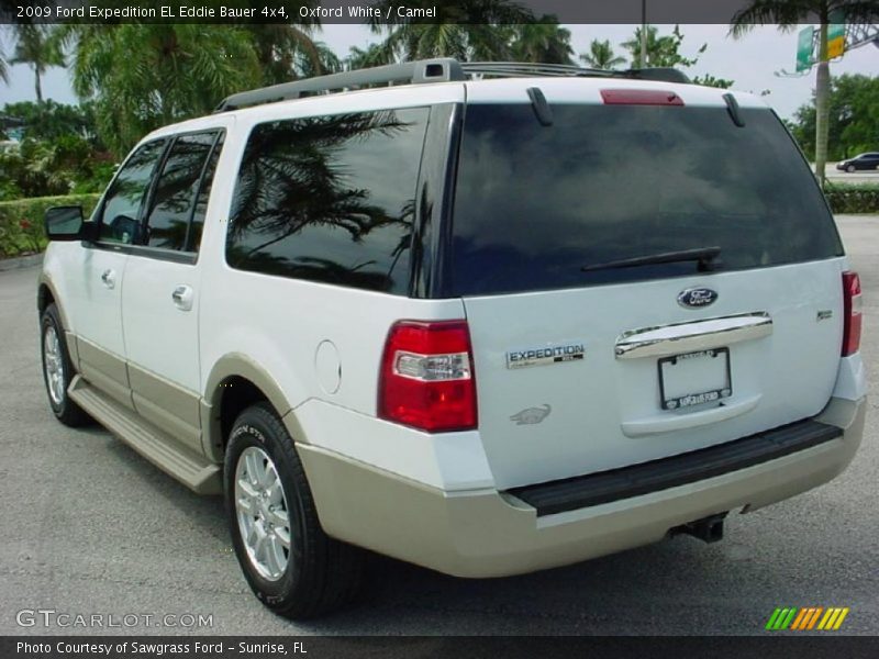 Oxford White / Camel 2009 Ford Expedition EL Eddie Bauer 4x4