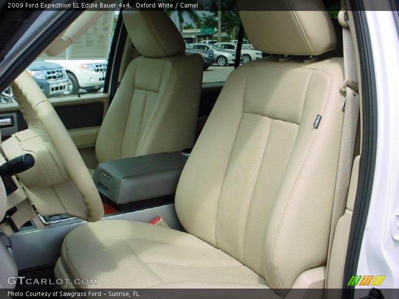 Oxford White / Camel 2009 Ford Expedition EL Eddie Bauer 4x4