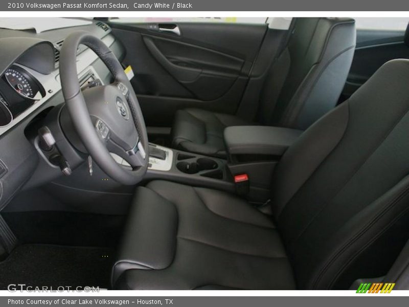 Candy White / Black 2010 Volkswagen Passat Komfort Sedan
