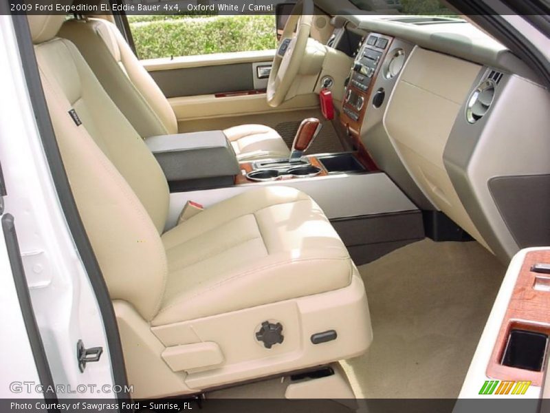 Oxford White / Camel 2009 Ford Expedition EL Eddie Bauer 4x4