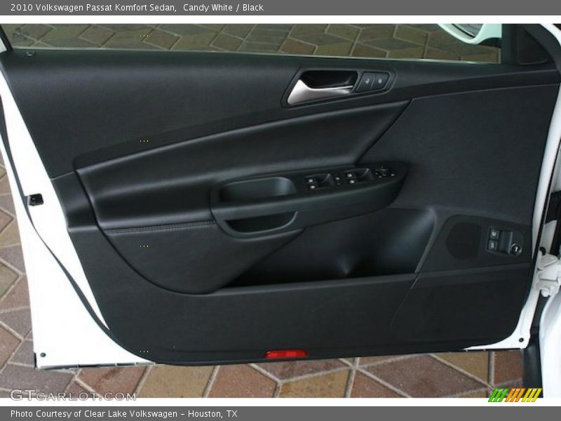 Candy White / Black 2010 Volkswagen Passat Komfort Sedan
