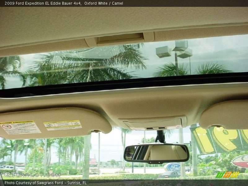 Oxford White / Camel 2009 Ford Expedition EL Eddie Bauer 4x4