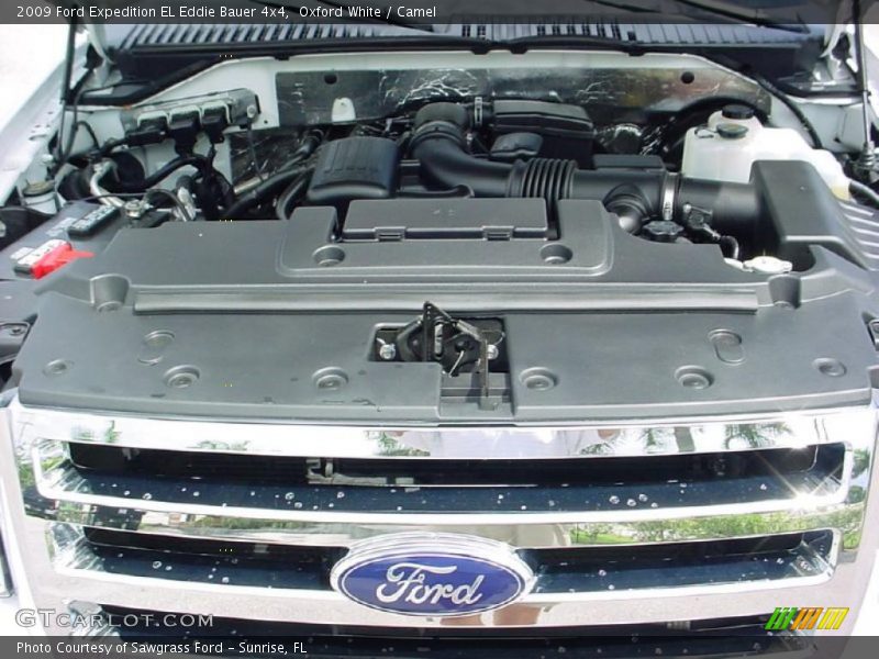 Oxford White / Camel 2009 Ford Expedition EL Eddie Bauer 4x4