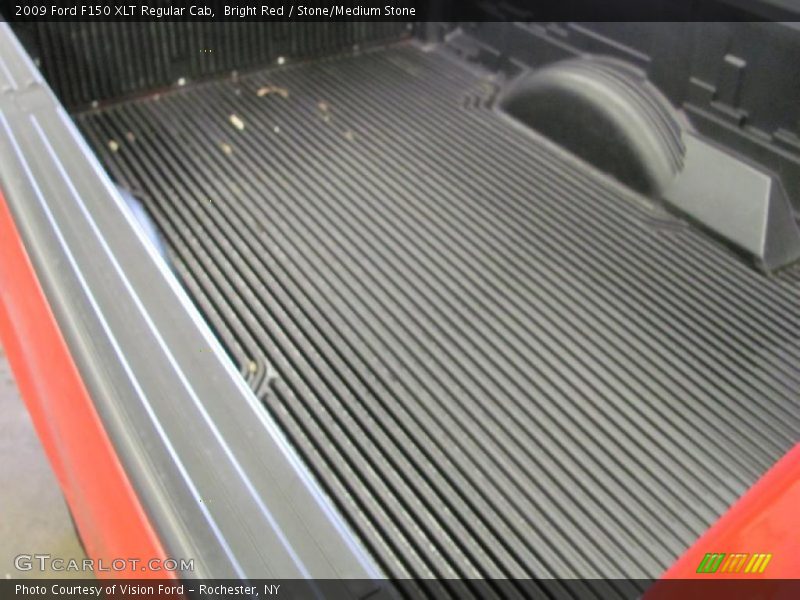 Bright Red / Stone/Medium Stone 2009 Ford F150 XLT Regular Cab
