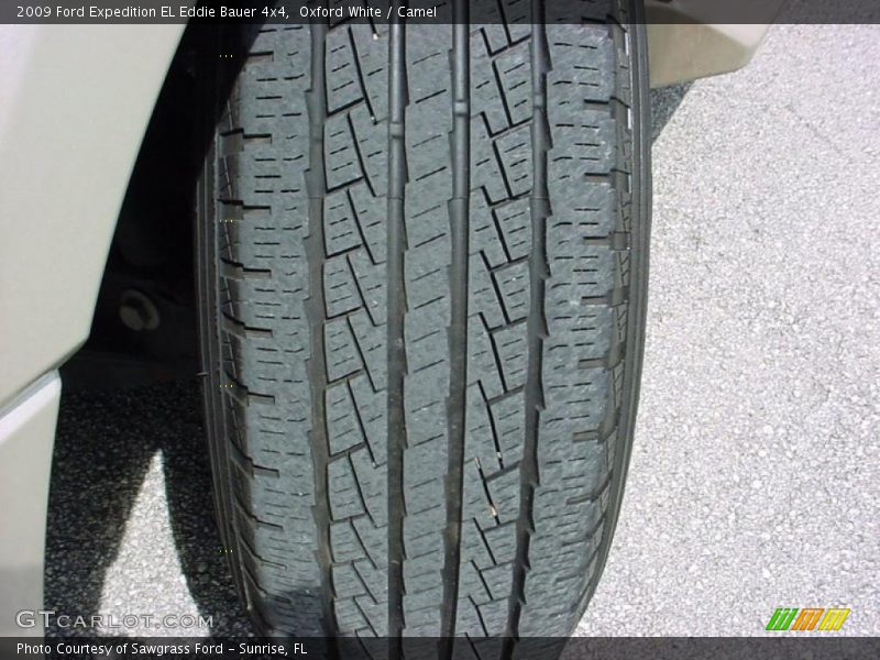 Oxford White / Camel 2009 Ford Expedition EL Eddie Bauer 4x4