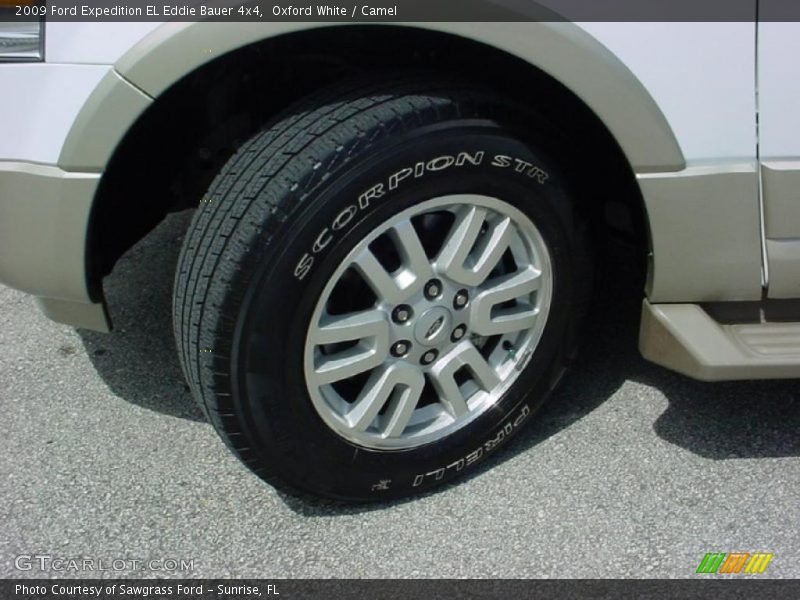 Oxford White / Camel 2009 Ford Expedition EL Eddie Bauer 4x4