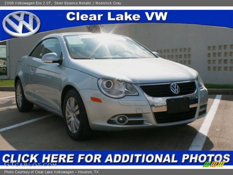 Silver Essence Metallic / Moonrock Gray 2008 Volkswagen Eos 2.0T