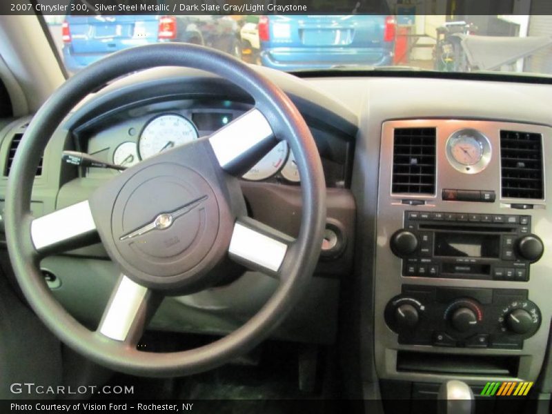Silver Steel Metallic / Dark Slate Gray/Light Graystone 2007 Chrysler 300