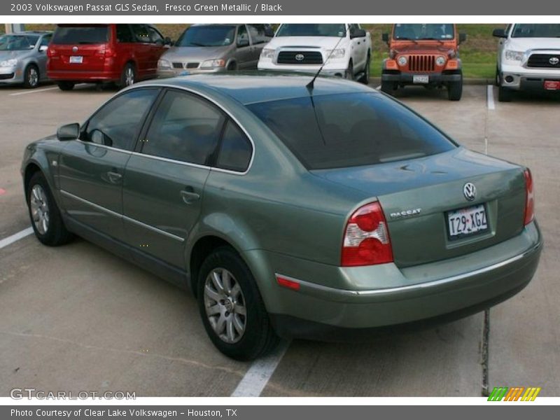 Fresco Green Metallic / Black 2003 Volkswagen Passat GLS Sedan