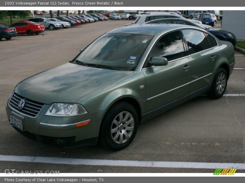 Fresco Green Metallic / Black 2003 Volkswagen Passat GLS Sedan