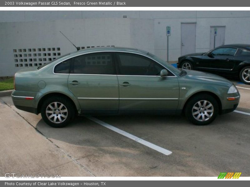 Fresco Green Metallic / Black 2003 Volkswagen Passat GLS Sedan