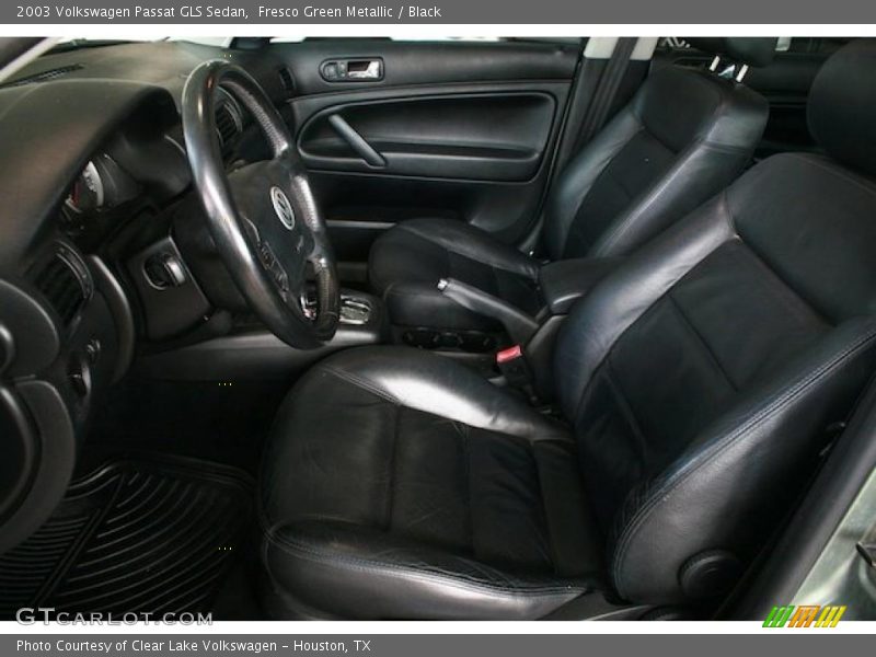 Fresco Green Metallic / Black 2003 Volkswagen Passat GLS Sedan