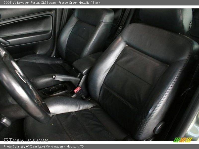 Fresco Green Metallic / Black 2003 Volkswagen Passat GLS Sedan