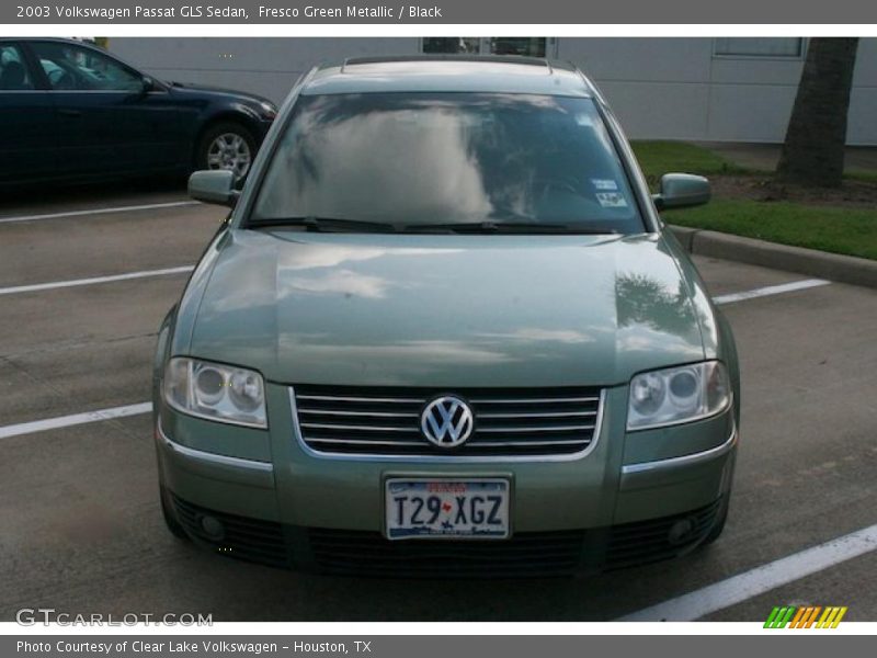 Fresco Green Metallic / Black 2003 Volkswagen Passat GLS Sedan