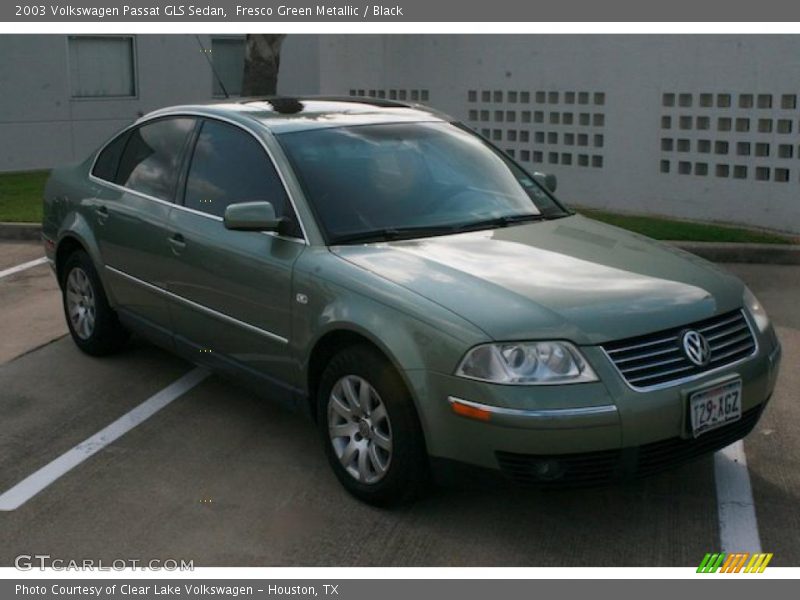 Fresco Green Metallic / Black 2003 Volkswagen Passat GLS Sedan
