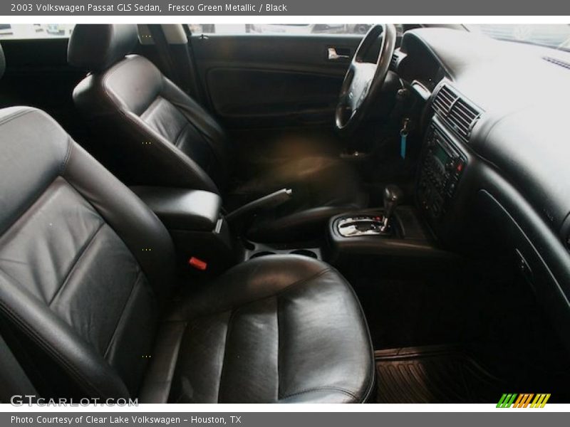 Fresco Green Metallic / Black 2003 Volkswagen Passat GLS Sedan