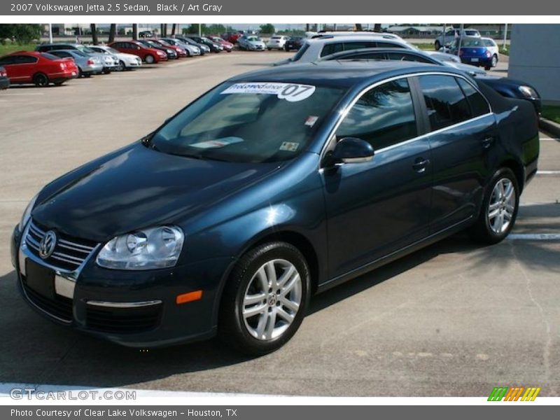 Black / Art Gray 2007 Volkswagen Jetta 2.5 Sedan