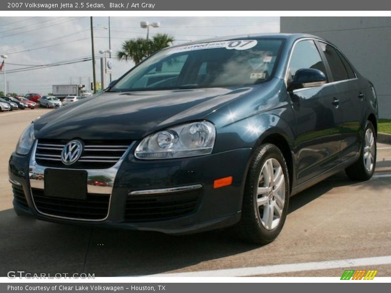 Black / Art Gray 2007 Volkswagen Jetta 2.5 Sedan