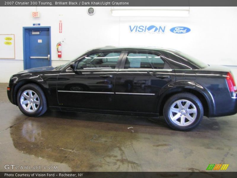 Brilliant Black / Dark Khaki/Light Graystone 2007 Chrysler 300 Touring