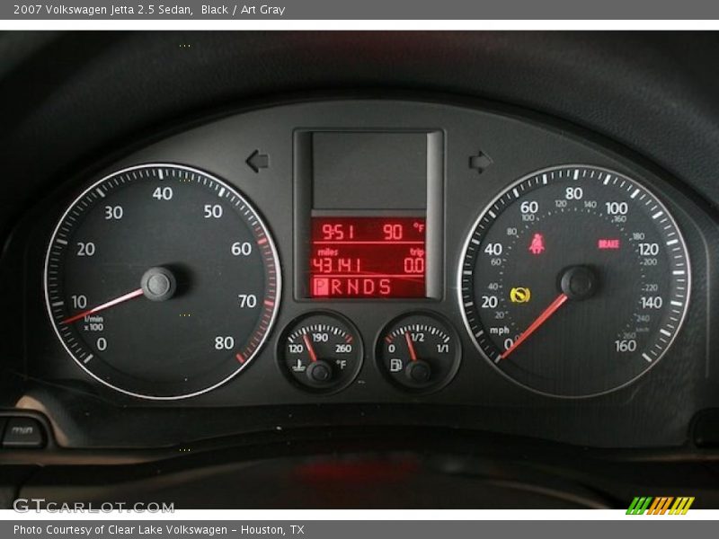 Black / Art Gray 2007 Volkswagen Jetta 2.5 Sedan