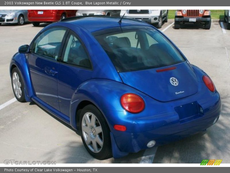 Blue Lagoon Metallic / Grey 2003 Volkswagen New Beetle GLS 1.8T Coupe
