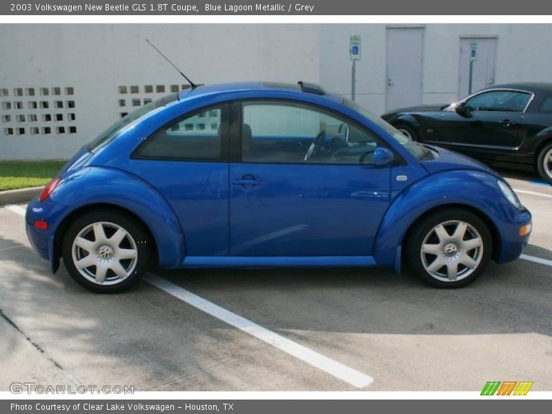 Blue Lagoon Metallic / Grey 2003 Volkswagen New Beetle GLS 1.8T Coupe