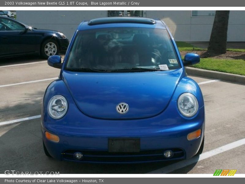 Blue Lagoon Metallic / Grey 2003 Volkswagen New Beetle GLS 1.8T Coupe