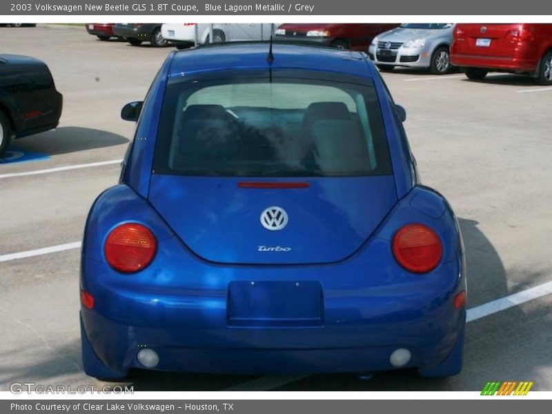 Blue Lagoon Metallic / Grey 2003 Volkswagen New Beetle GLS 1.8T Coupe