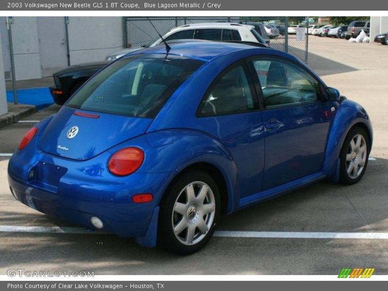 Blue Lagoon Metallic / Grey 2003 Volkswagen New Beetle GLS 1.8T Coupe