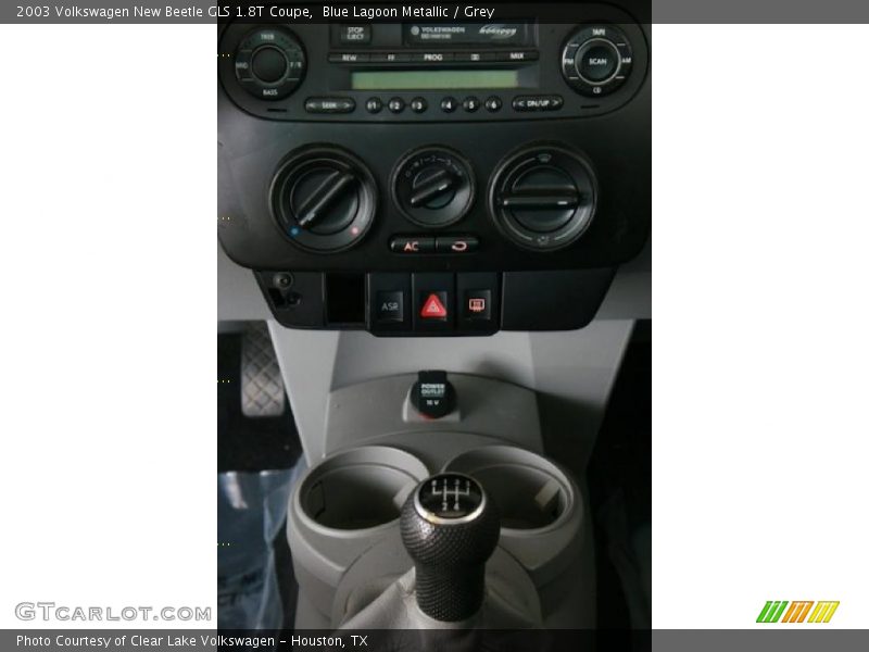 Blue Lagoon Metallic / Grey 2003 Volkswagen New Beetle GLS 1.8T Coupe
