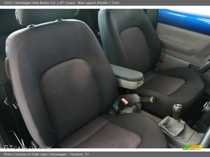Blue Lagoon Metallic / Grey 2003 Volkswagen New Beetle GLS 1.8T Coupe