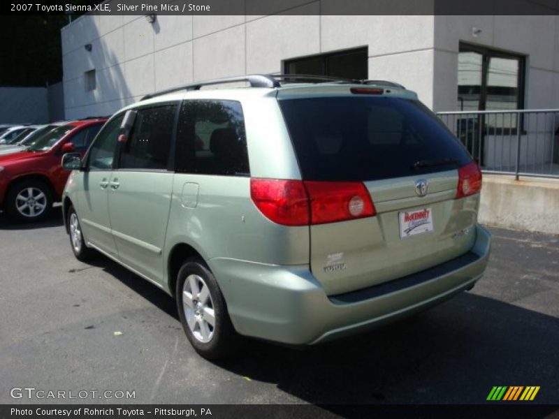 Silver Pine Mica / Stone 2007 Toyota Sienna XLE