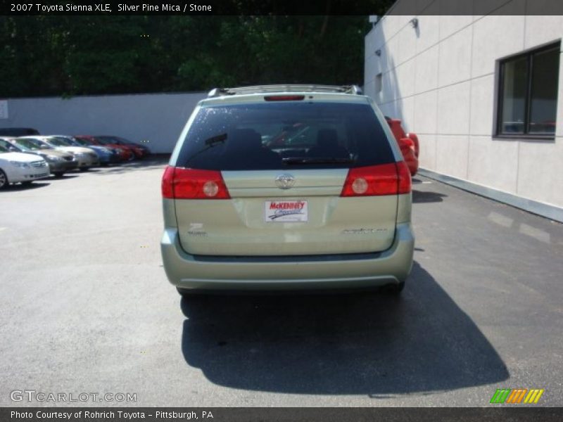 Silver Pine Mica / Stone 2007 Toyota Sienna XLE