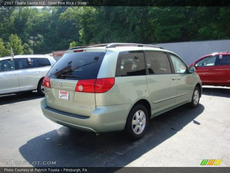 Silver Pine Mica / Stone 2007 Toyota Sienna XLE